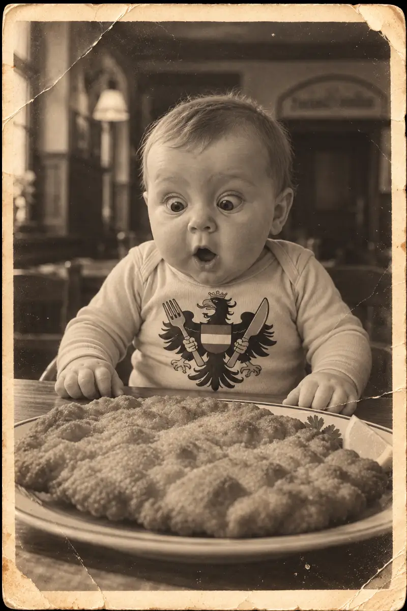 Mutmaßliche Aufnahme von Austriaman als Baby