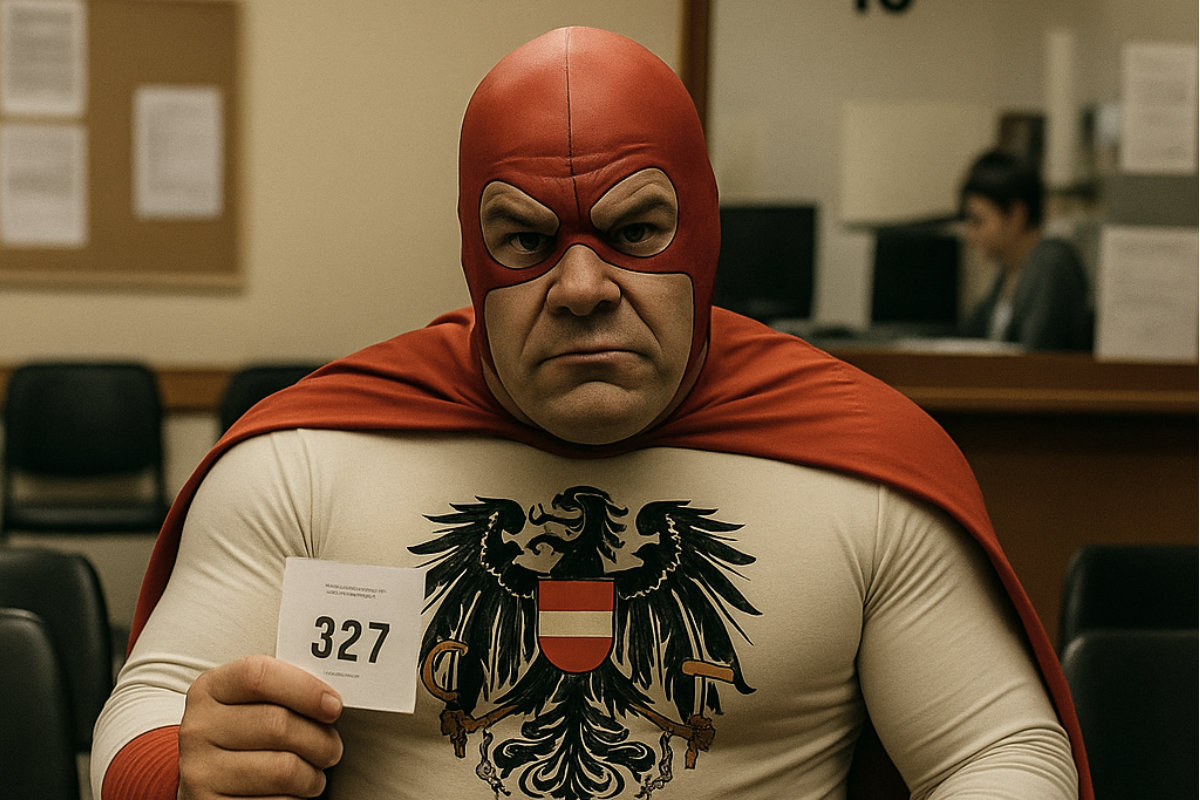 Austriaman wartet und wartet